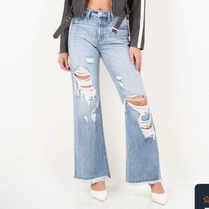 Artemis Vintage HYBRID STYLE HIGH RISE WIDE LEG JEANS 9/28 NWT